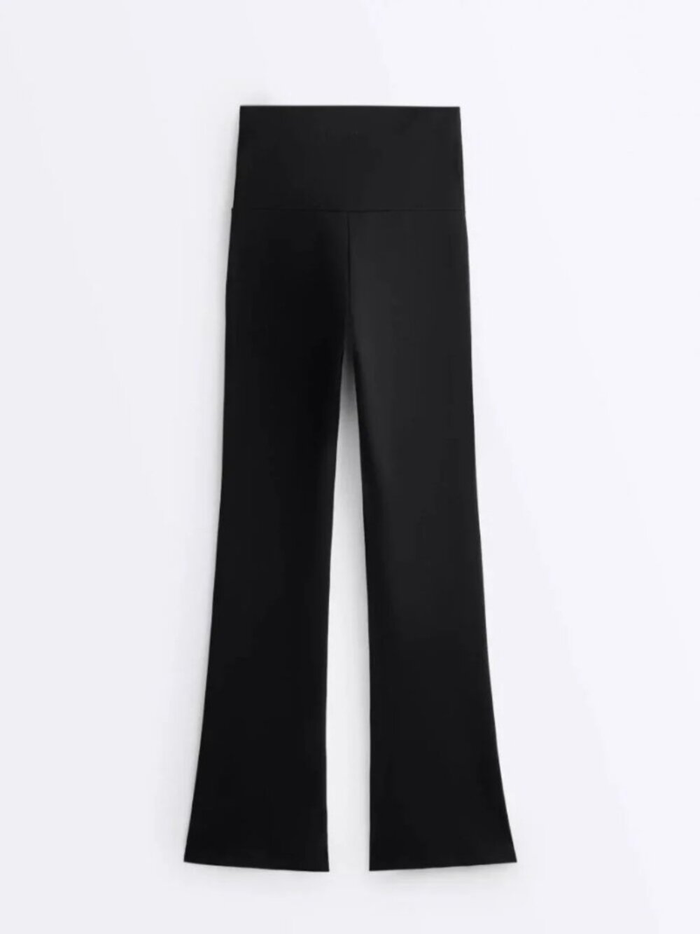 OYSHO High Rise Comfortlux Flare Trousers Pants